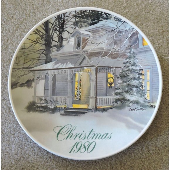 1980 Smucker's Christmas Collector Series Plate by David Coolidge - Picture 1 of 4